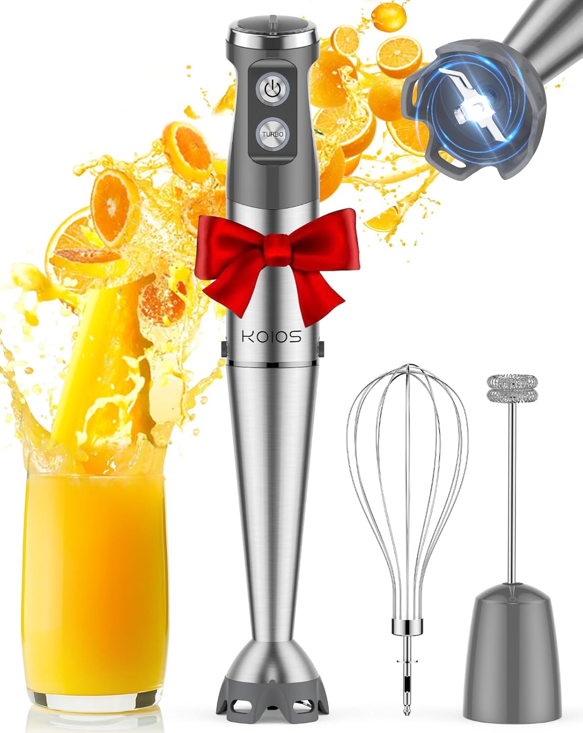 1000W Immersion Hand Blender with Attachments