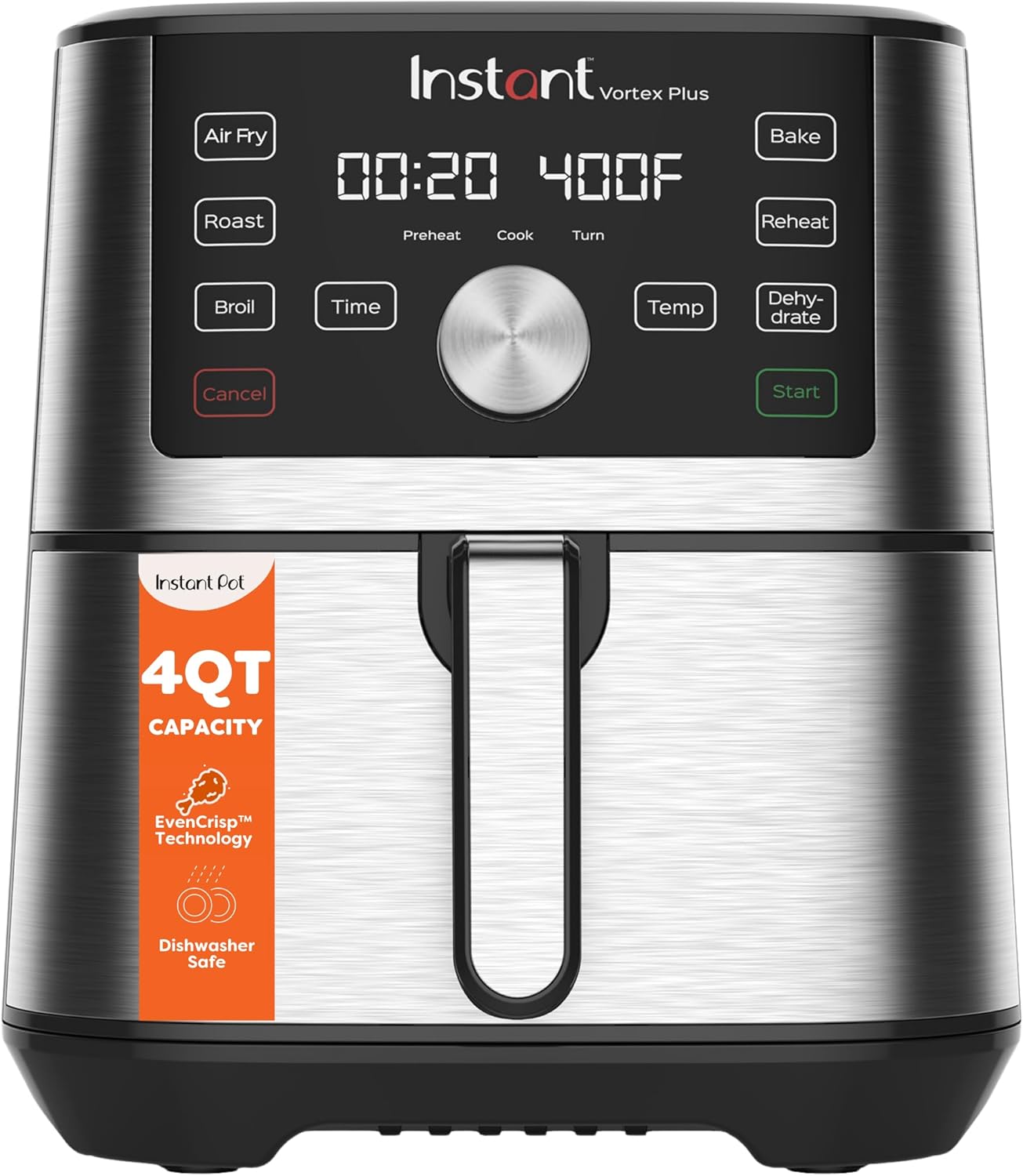 4-Quart Instant Vortex Plus Air Fryer