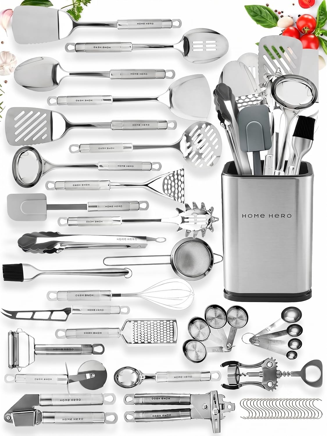 54-Piece Stainless Steel