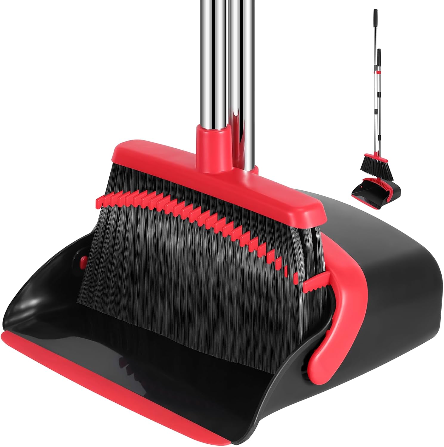 Adjustable Broom Dustpan Set