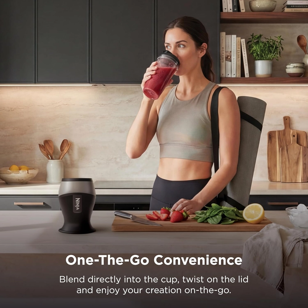 Black 700W Personal Blender with Auto-Program