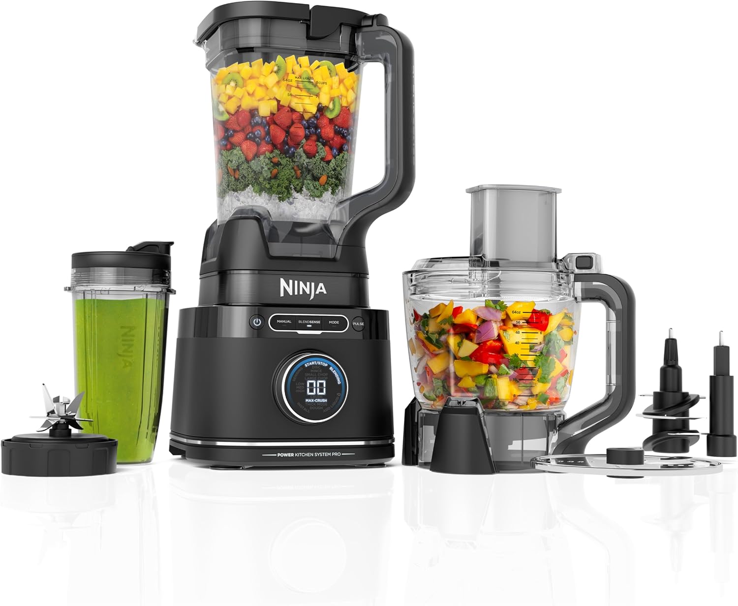 Black 72 oz Blender and Food