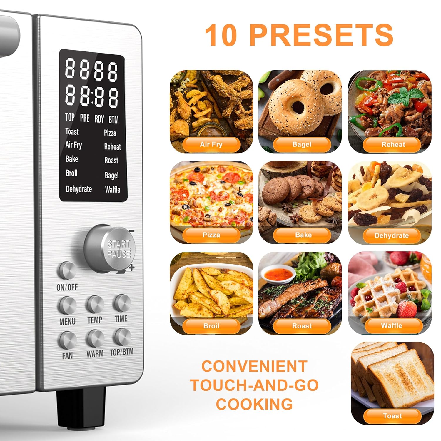 Digital Air Fryer Toaster Oven
