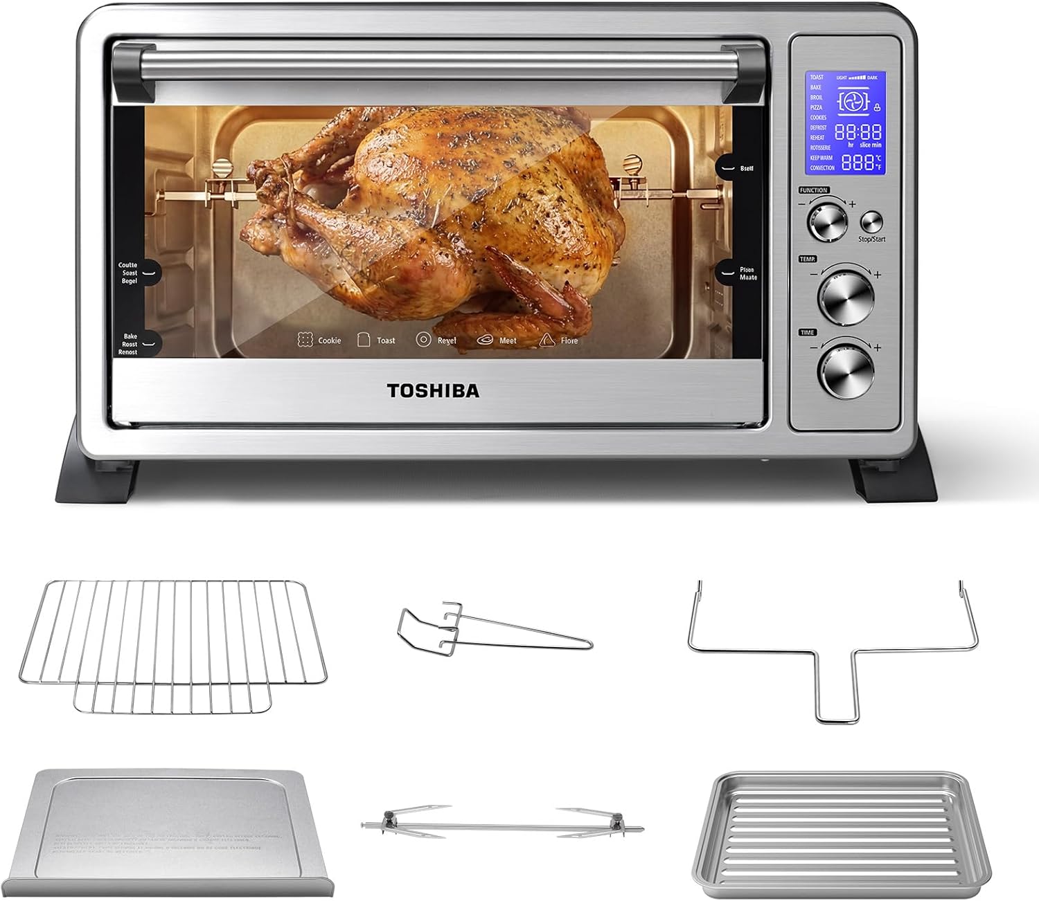 Digital Convection Toaster Oven - 10-in-1