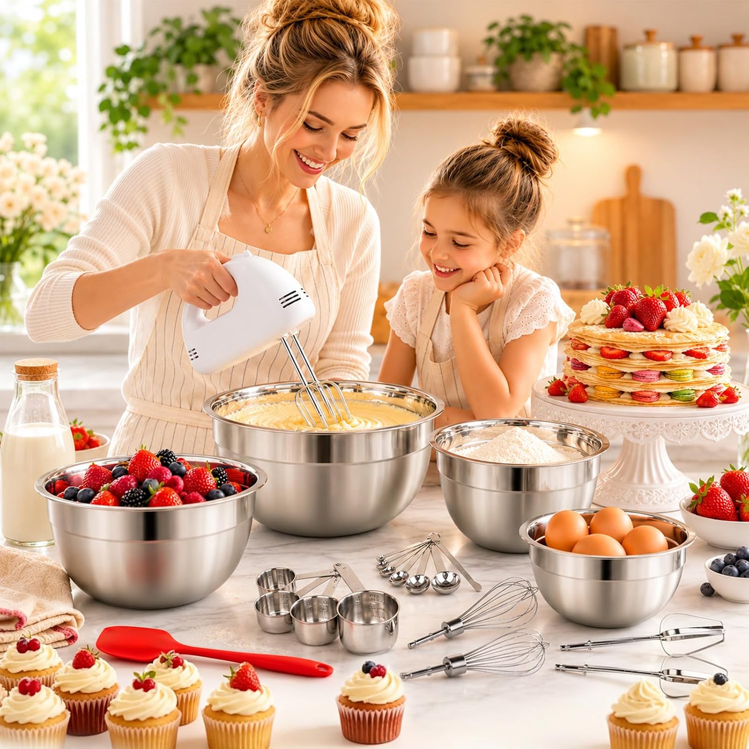 Electric Hand Mixer Bowls