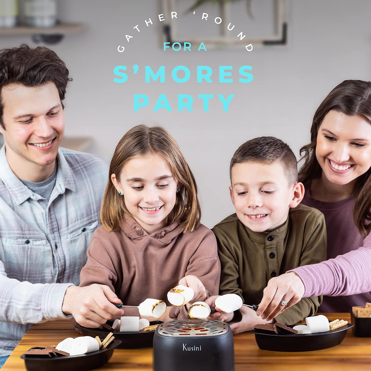 Electric S'mores Maker with Rotating Tray