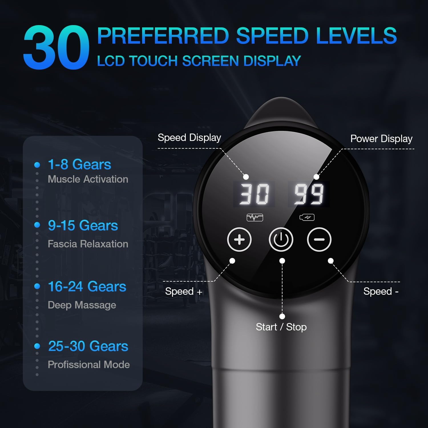 Percussion Massage Gun 8 Heads