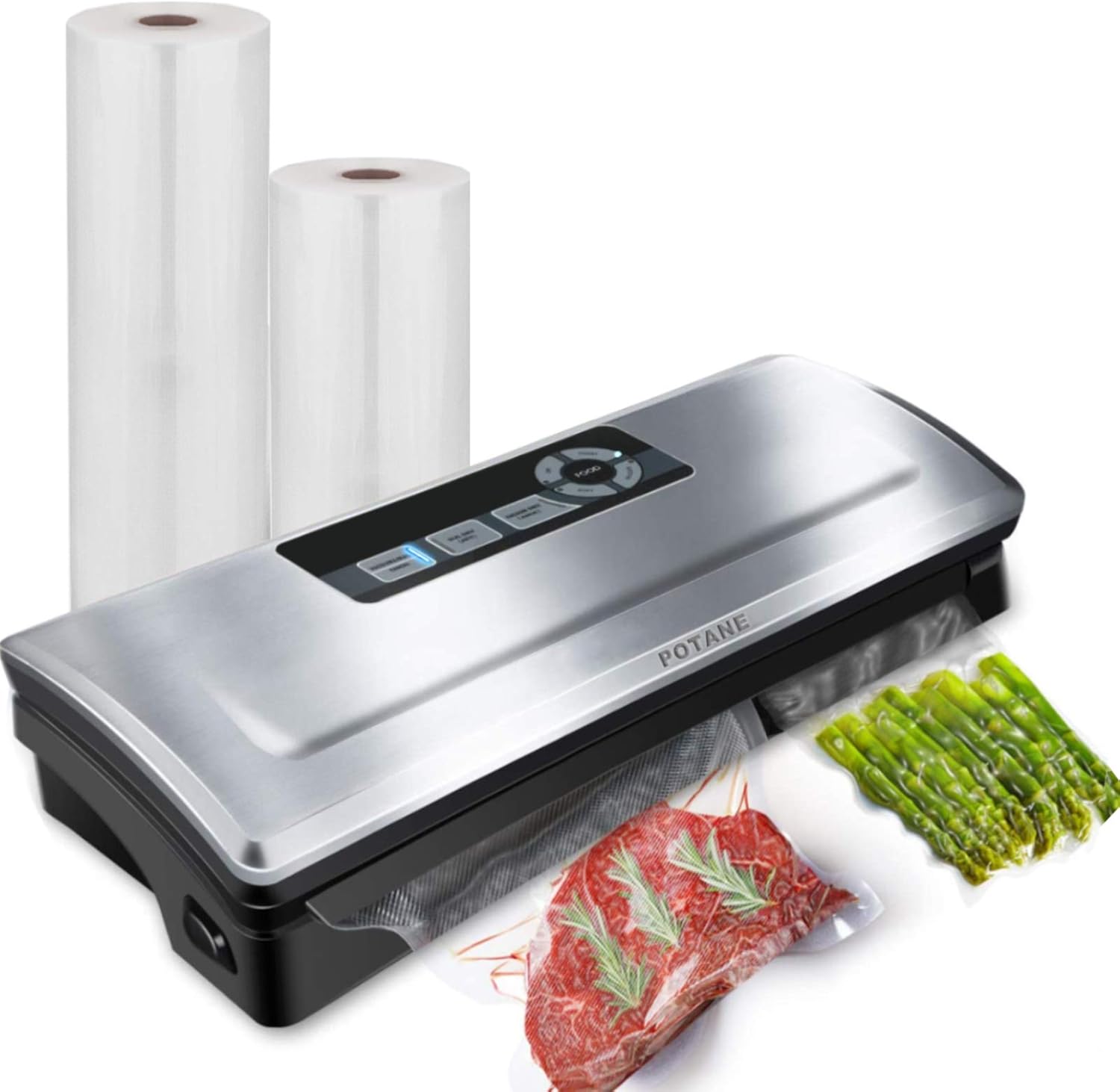 Silver 8-in-1 Vacuum Sealer
