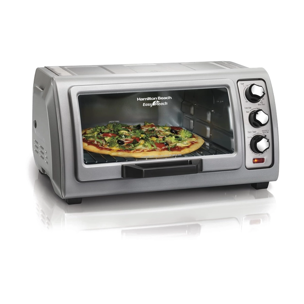 Silver Easy Reach Toaster Oven