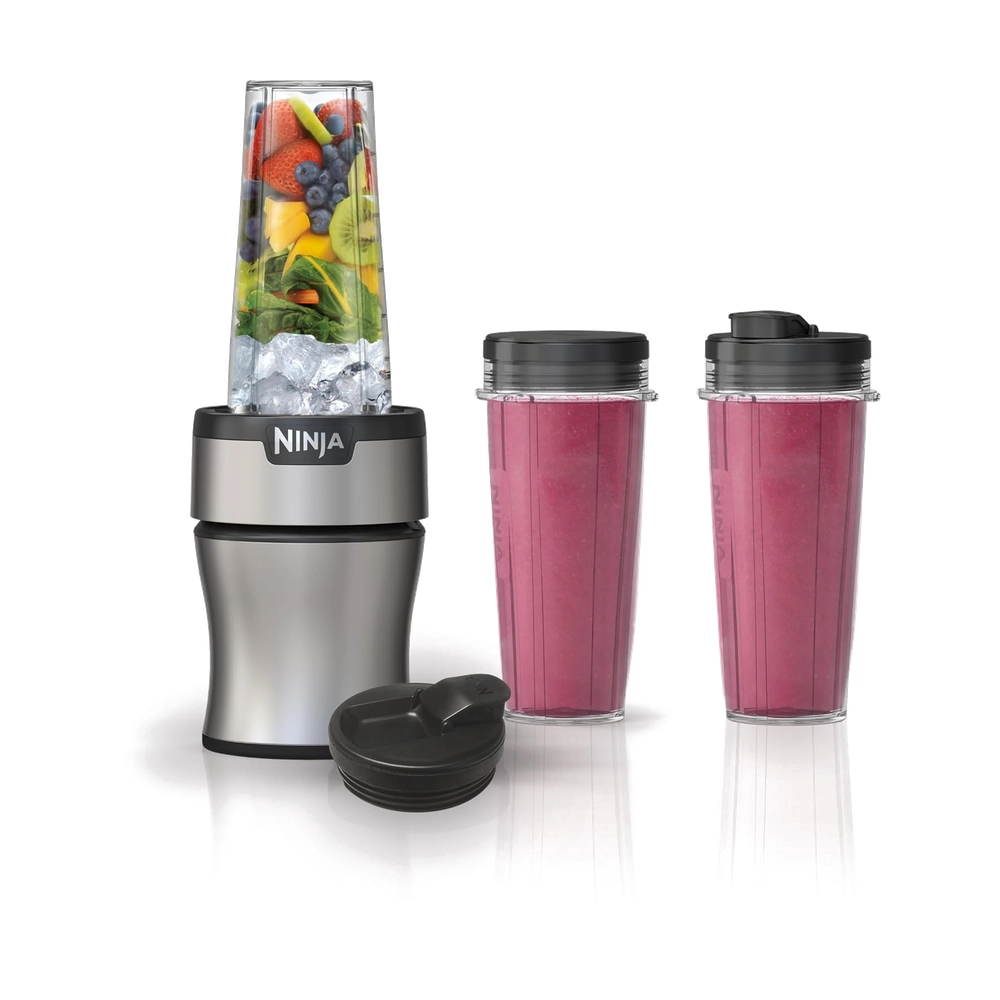 Silver Personal Blender with Two Cups