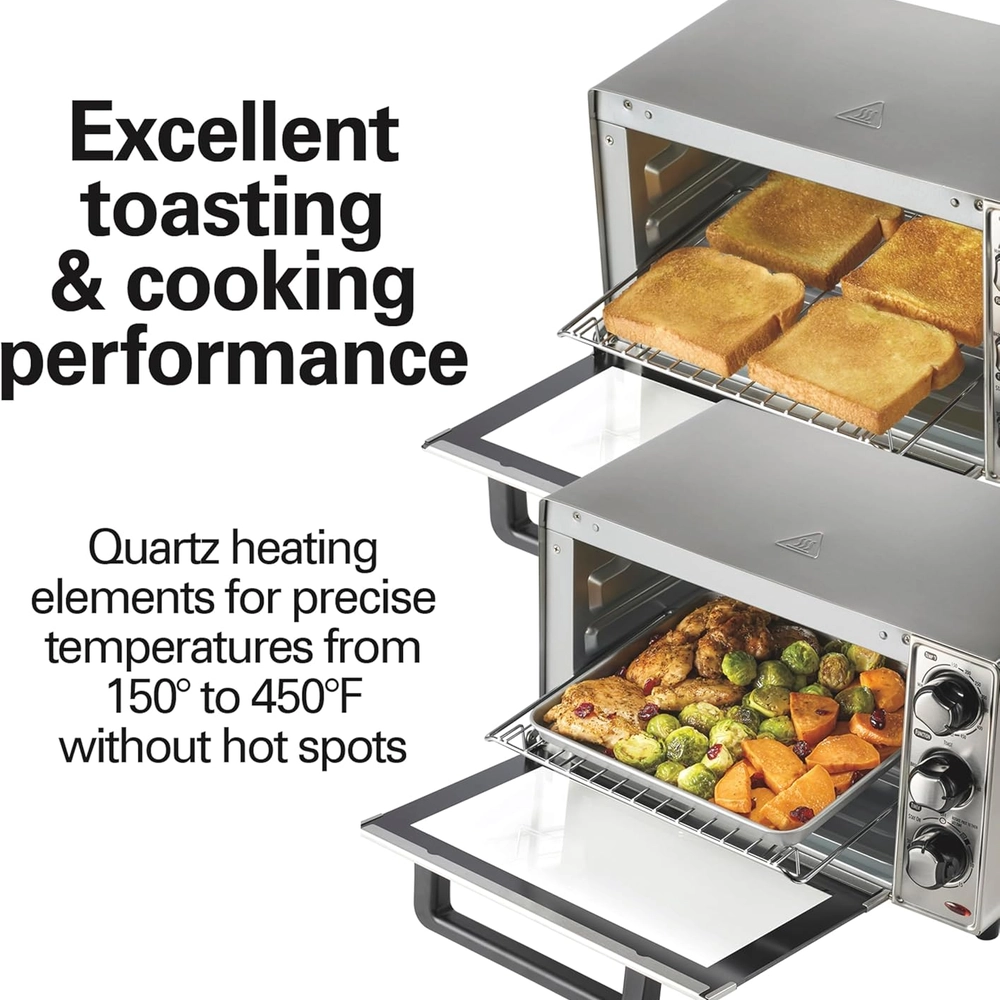 Stainless Steel Countertop Toaster Oven